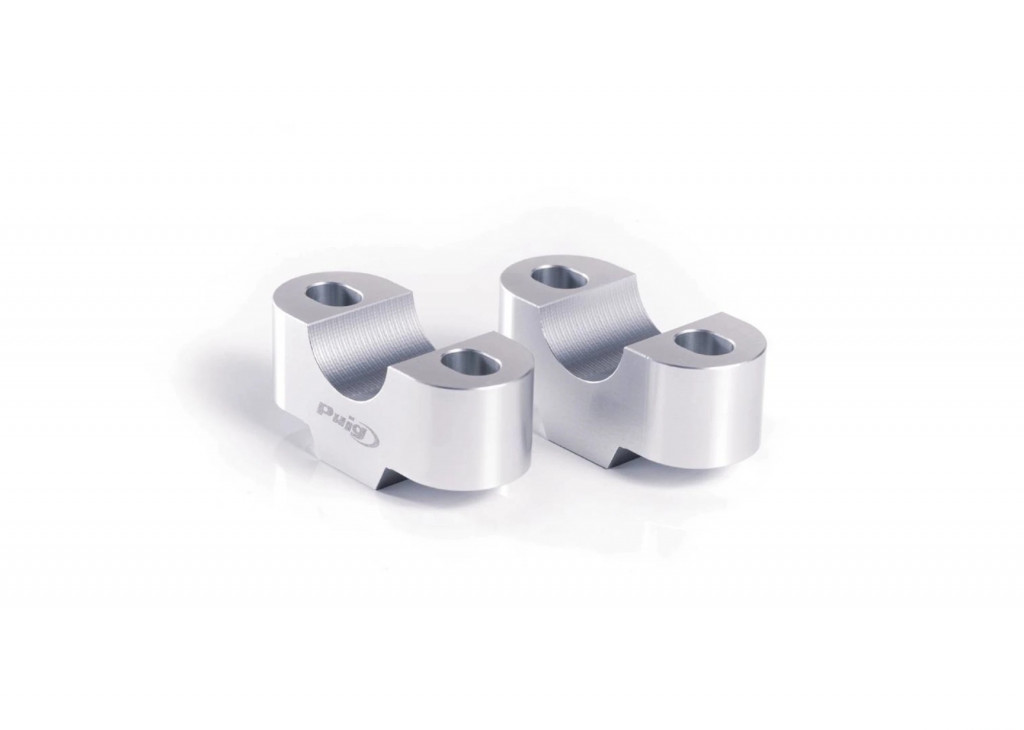 Risers PUIG 22358P silver height 20mm, d 39mm
