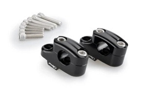 Risers PUIG PULLBACK 22360P silver height 25mm, d 29mm, back 16mm