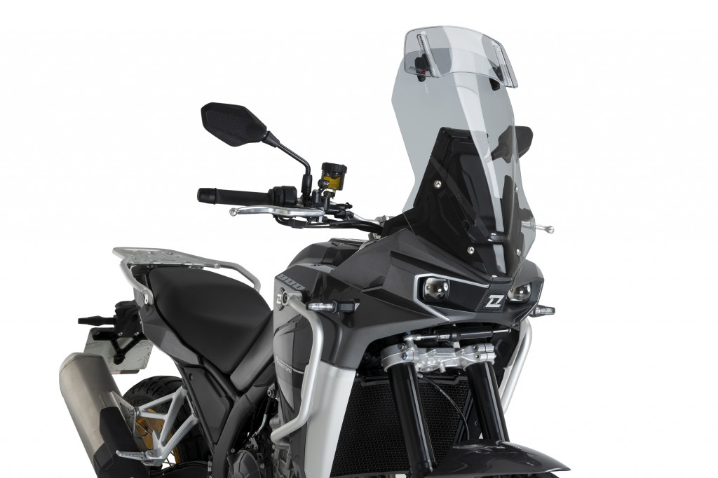 Windscreen PUIG TOURING WITH VISOR 22371H smoke