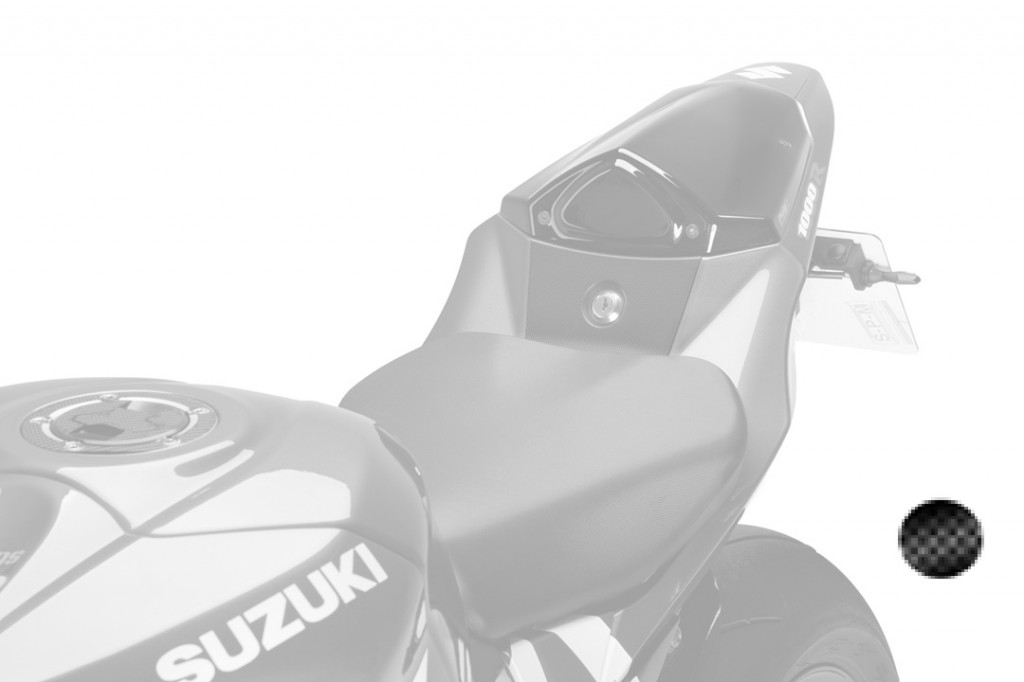 Rear seat cowls PUIG 22406C carbon look