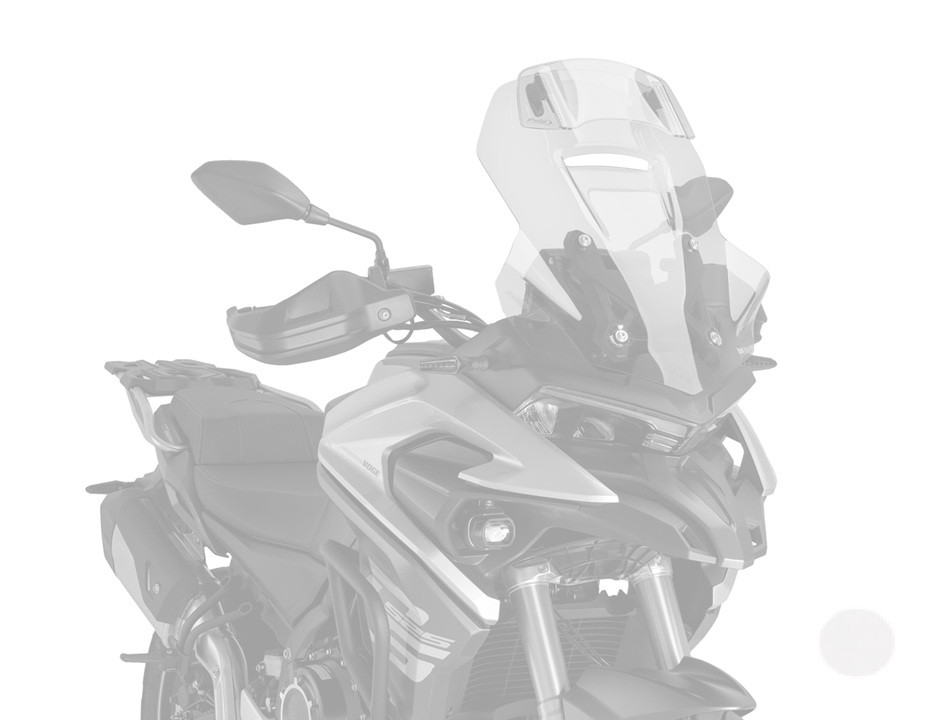 Windscreen PUIG TOURING WITH VISOR 22458W clear
