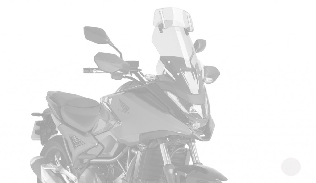 Windscreen PUIG TOURING WITH VISOR 22510W clear