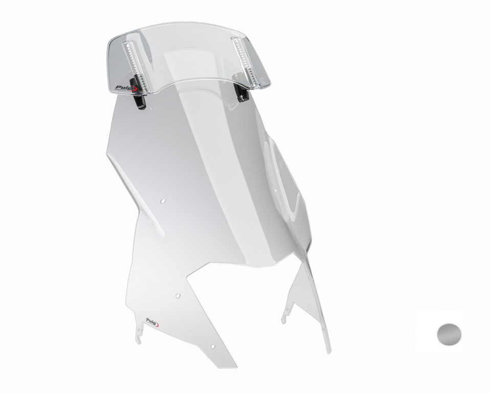 Windscreen PUIG TOURING WITH VISOR 22516H smoke