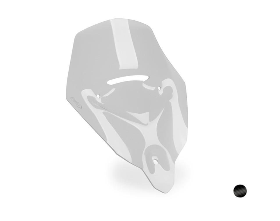 Windscreen PUIG SPORT 22522J matt black