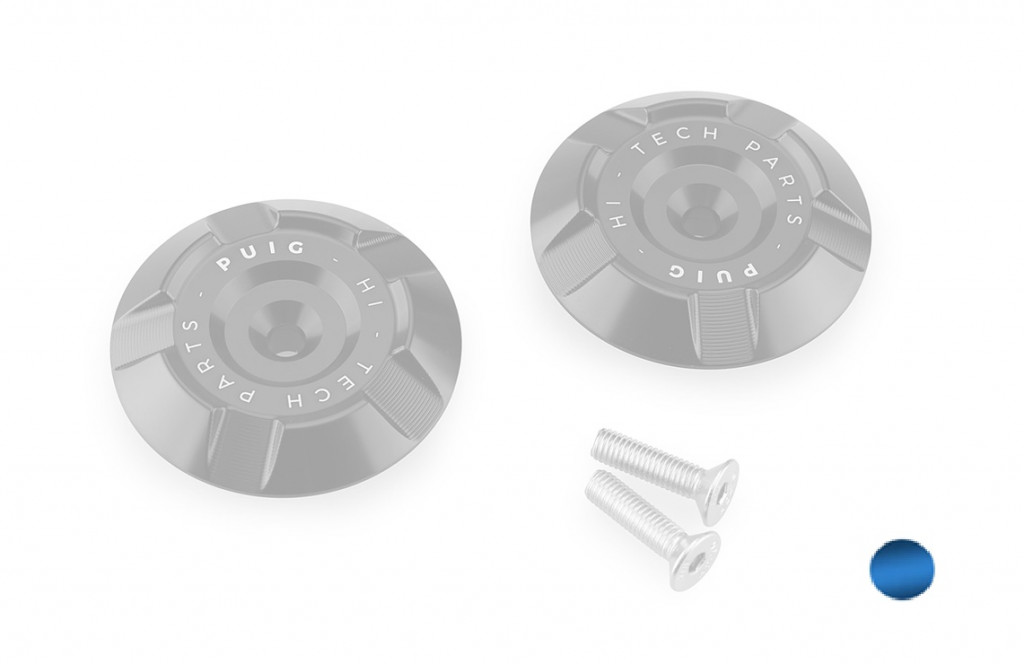 Alu chassis cover PUIG 22532A plavi