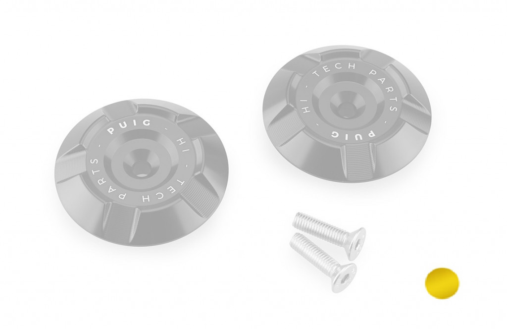 Alu chassis cover PUIG 22532O zlato