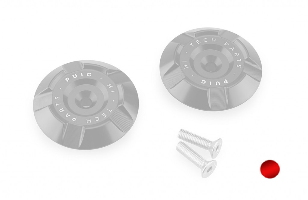 Alu chassis cover PUIG 22532R crven