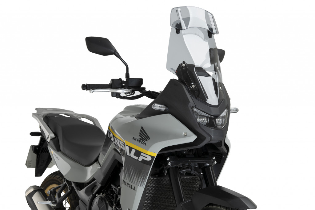 Windscreen PUIG TOURING WITH VISOR 22574H smoke