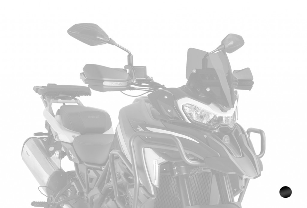Windscreen PUIG SPORT 22584N Crni
