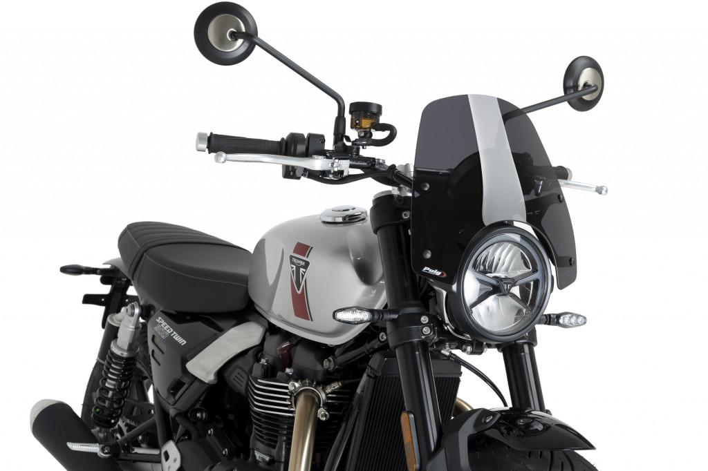 Windshield PUIG NEW GEN. SPORT 22618F dark smoke