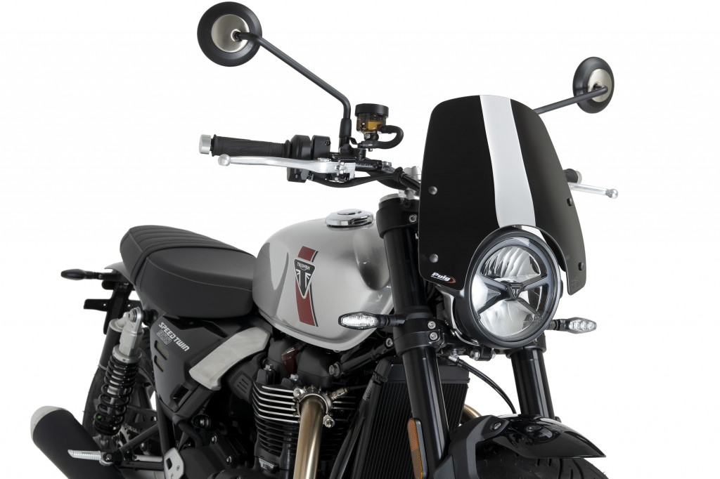 Windshield PUIG NEW GEN. SPORT 22618N Crni