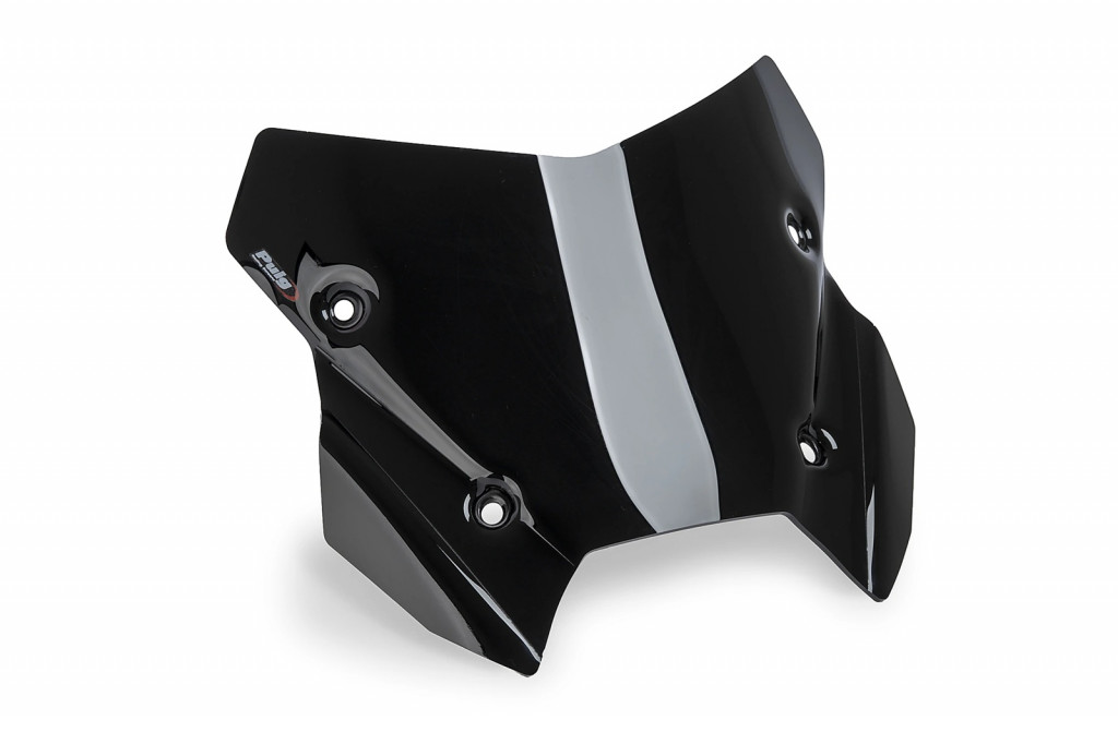 Windscreen PUIG SPORT 22680N Crni