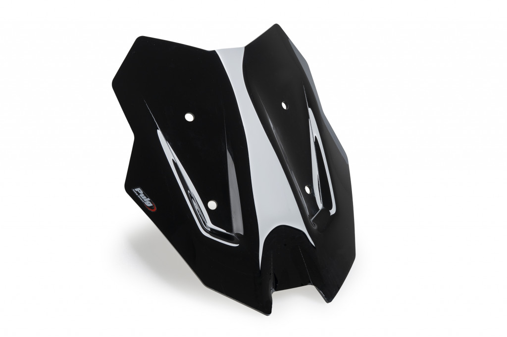 Windscreen PUIG SPORT 22688N Crni