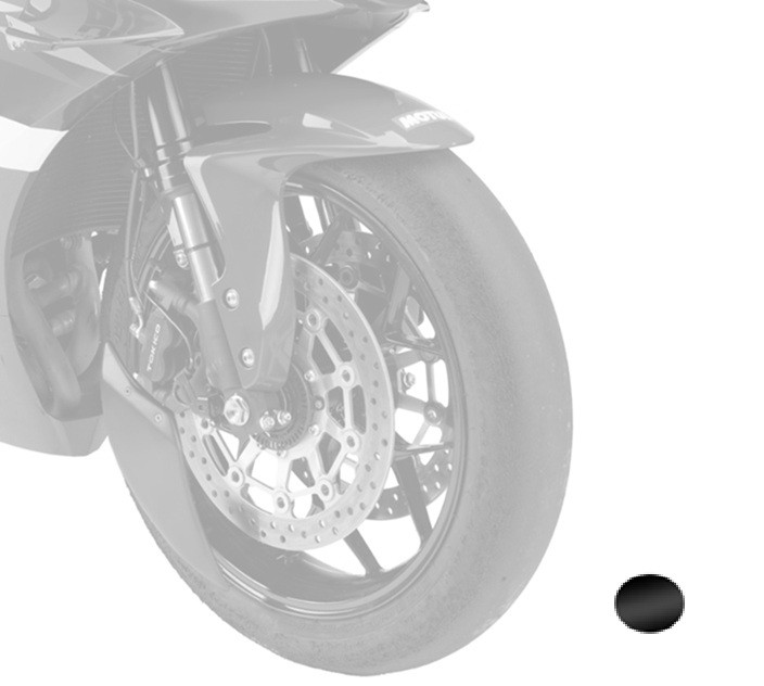 Aero wheel deflector PUIG 22695N Crni