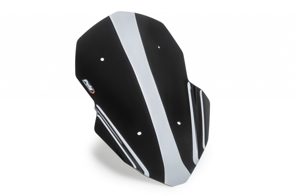 Windscreen PUIG SPORT 22766N Crni