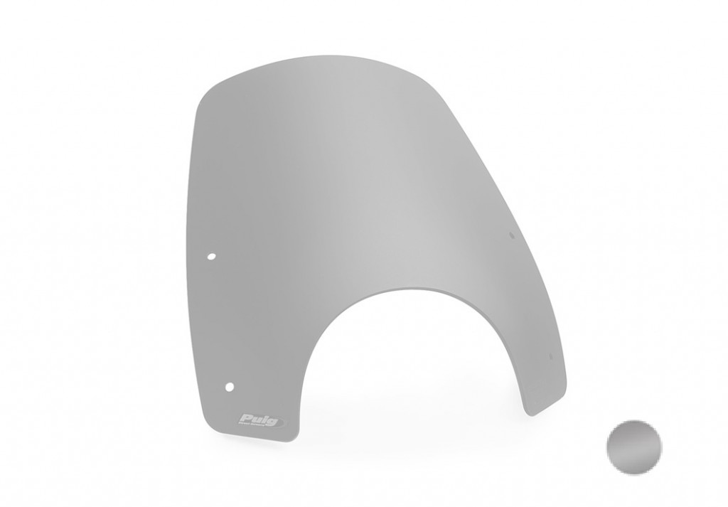 Windshield PUIG NEW GEN. SPORT 22774H smoke for ROYAL ENFIELD Guerrilla 450 2024-2026
