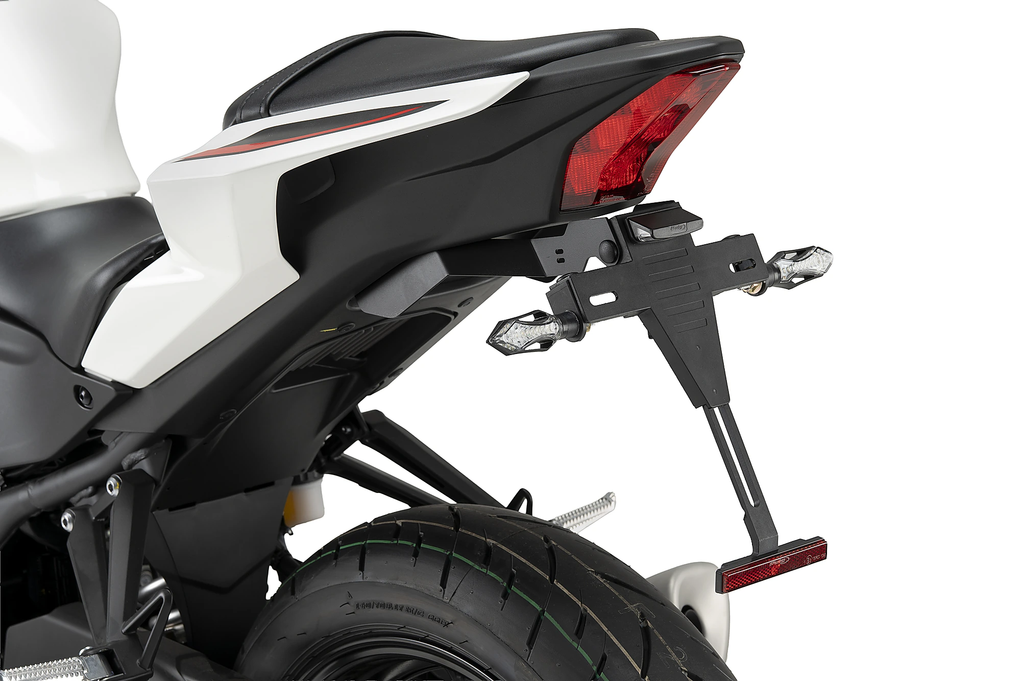 Adjustable license support PUIG 22790N Crni