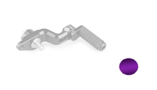 Gear shift pedal PUIG 22816L purple adjustable
