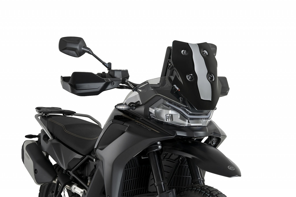 Windscreen PUIG SPORT 22836N Crni