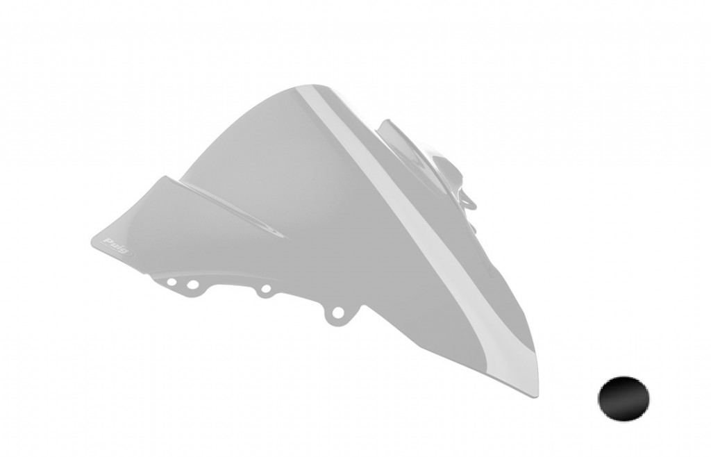 Windscreen PUIG Z-RACING 22851N Crni