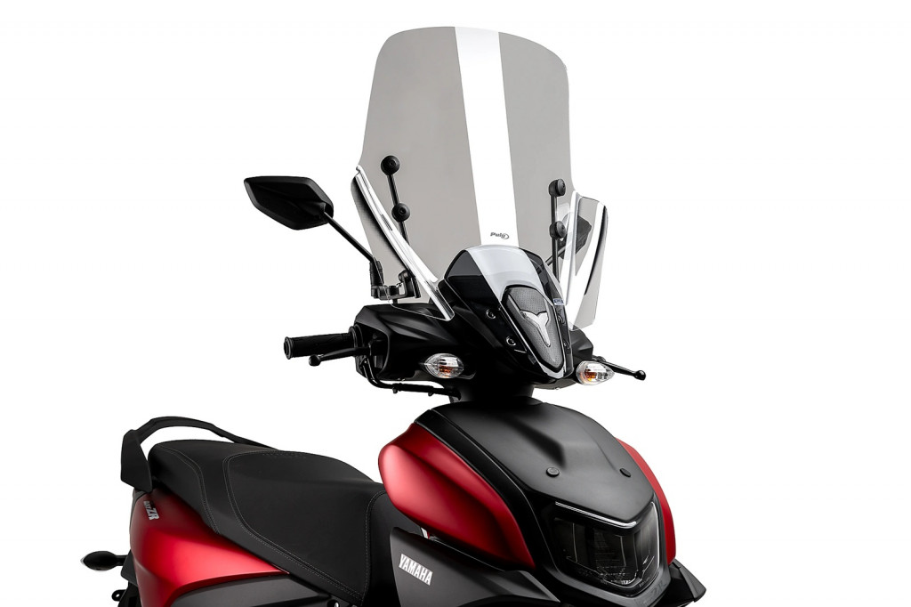 Windshield PUIG T.X. 22853W transparent for YAMAHA RayZR 125 2024-2025