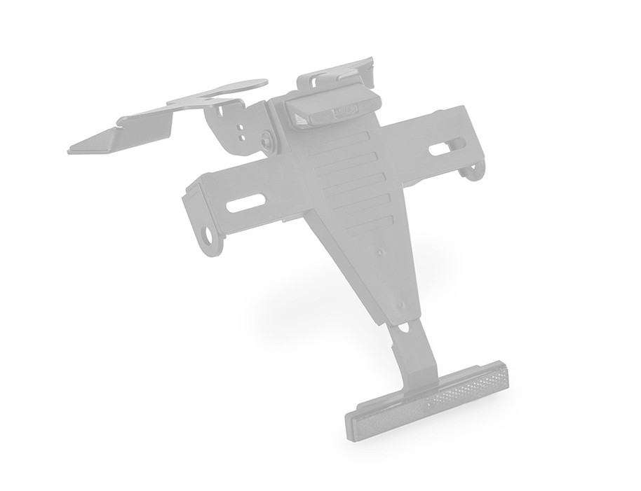 Adjustable license support PUIG 22857N Crni