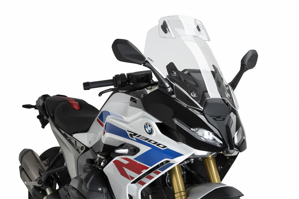Windscreen PUIG TOURING WITH VISOR 22862W transparent