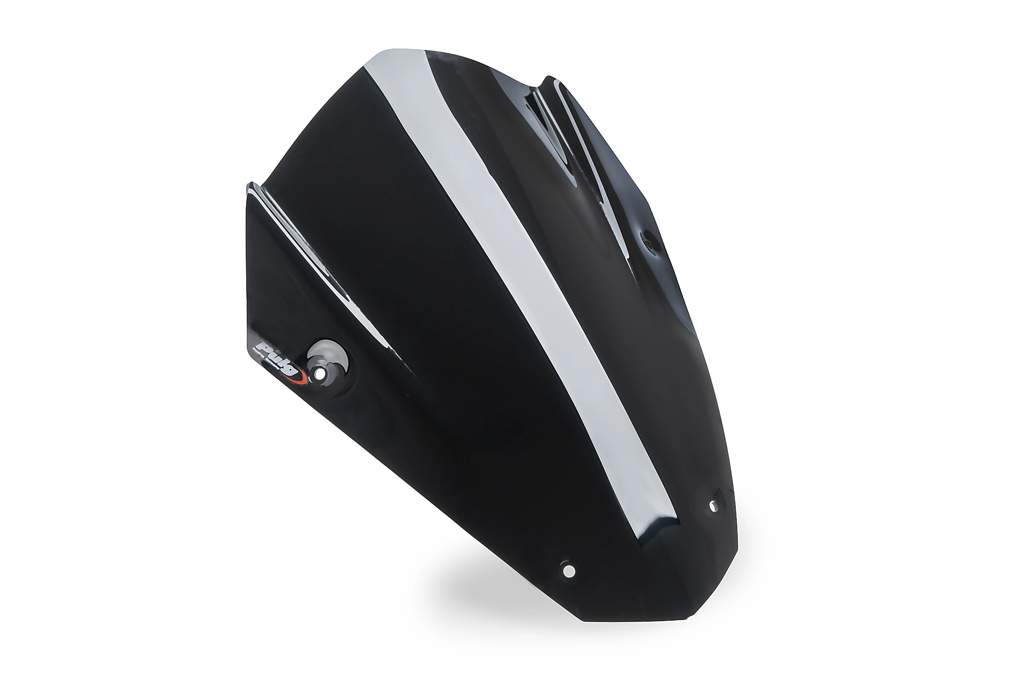 Windscreen PUIG SPORT 22897N Crni