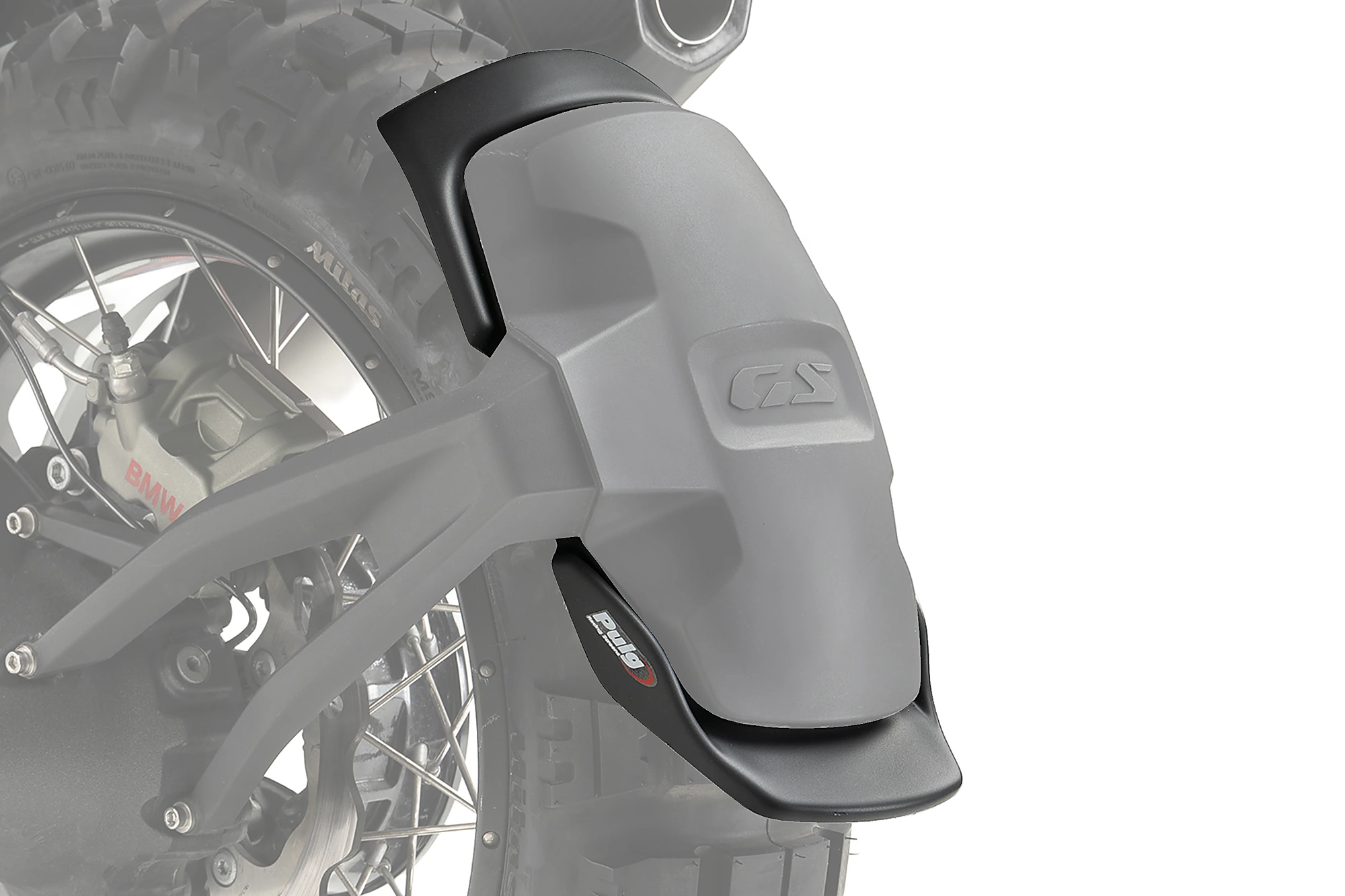 Rear fender extension PUIG 22925N Crni