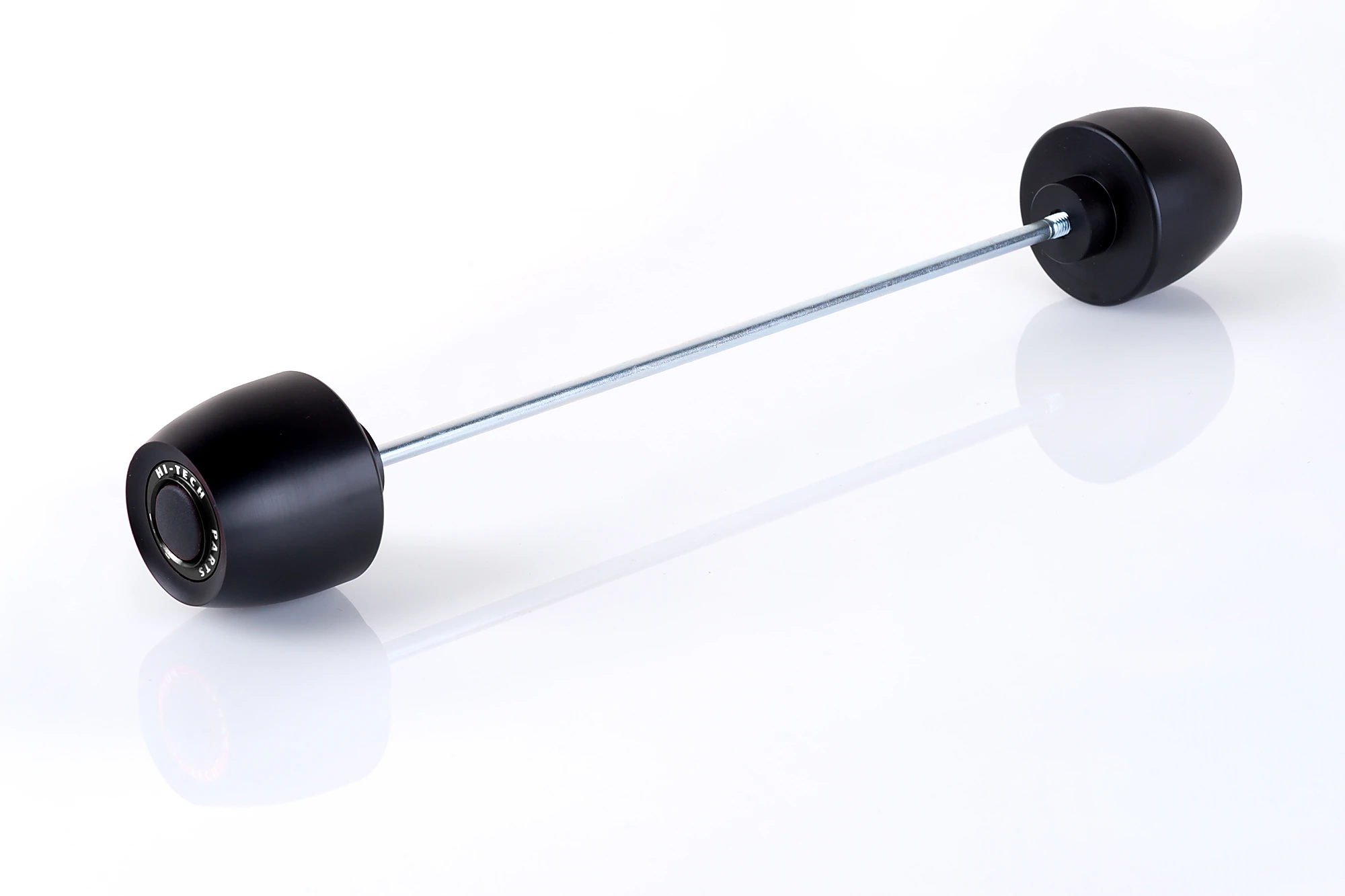 Axle sliders PUIG PHB19 23003N Crni without color caps, front