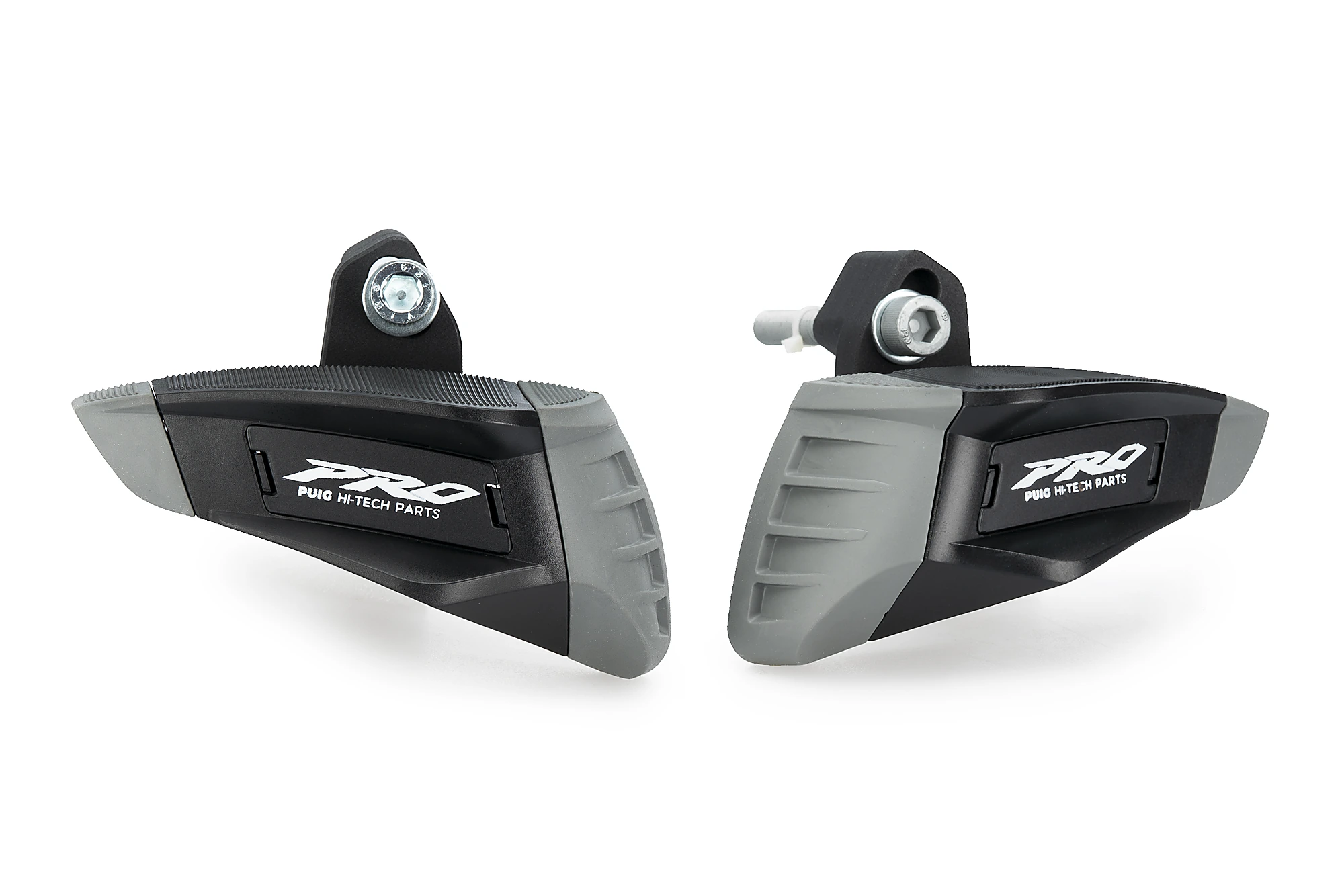 Frame sliders PUIG PRO 2.0 23010N black with grey rubber