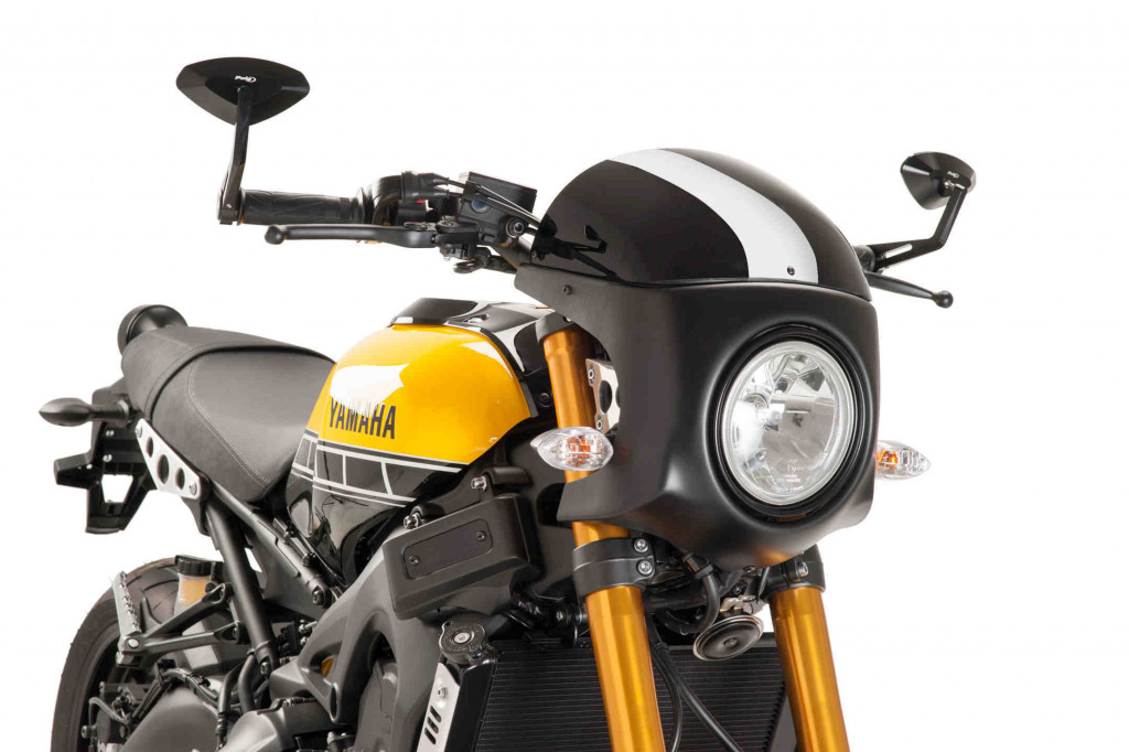 Windshield PUIG SEMI-FAIRING 8934N matt black Crni
