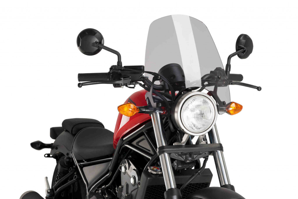 Windshield PUIG NEW. GEN TOURING 9462H smoke for HONDA CMX 500 Rebel 2017-2025