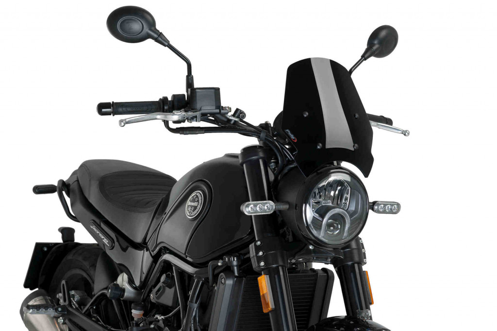 Windshield PUIG NEW GEN. SPORT 9747N Crni