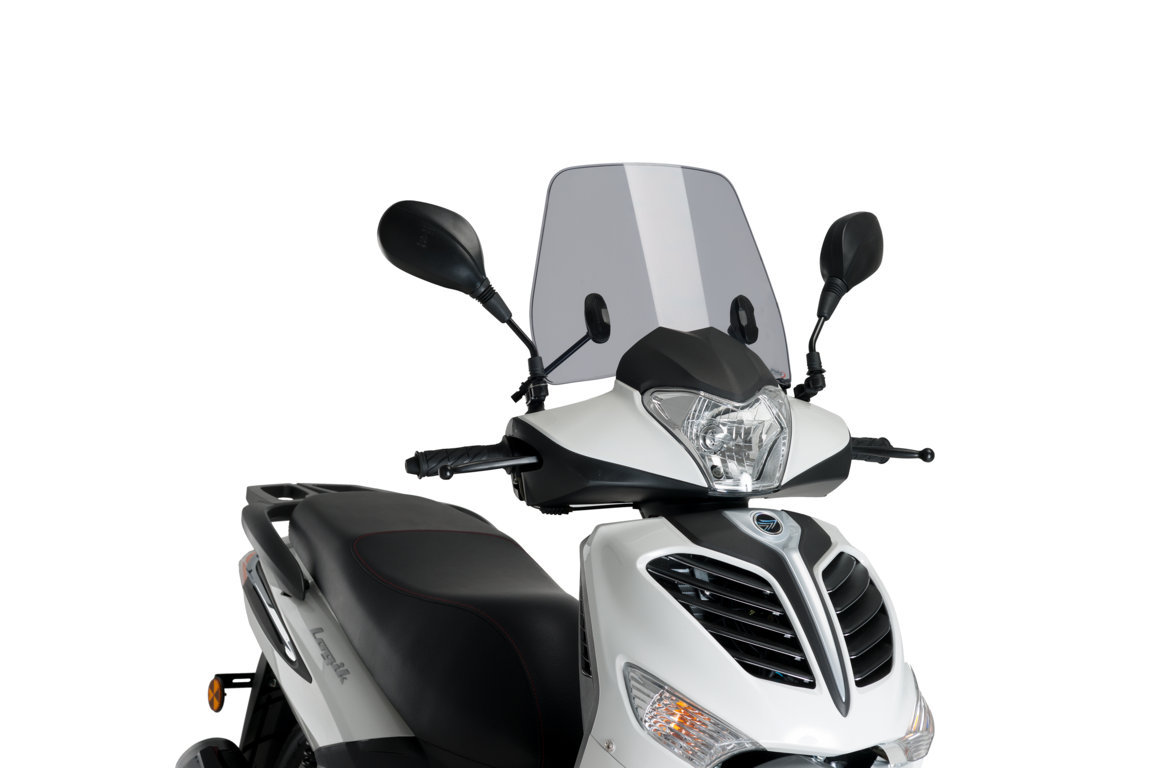 Windshield PUIG TRAFIC 1432H smoke for KEEWAY Logik 125 2018-2020