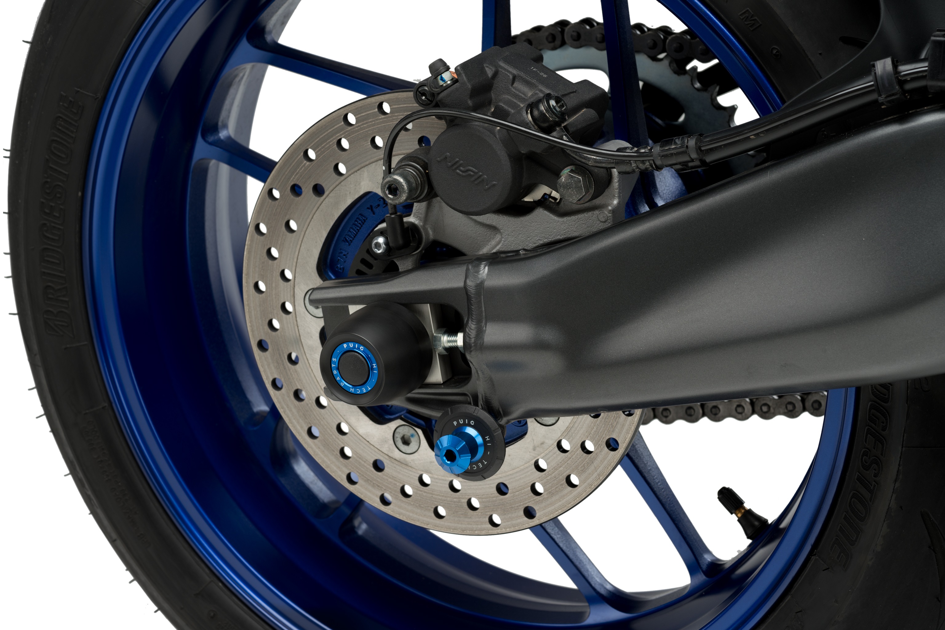 Axle sliders PUIG PHB19 20672N Crni without color caps