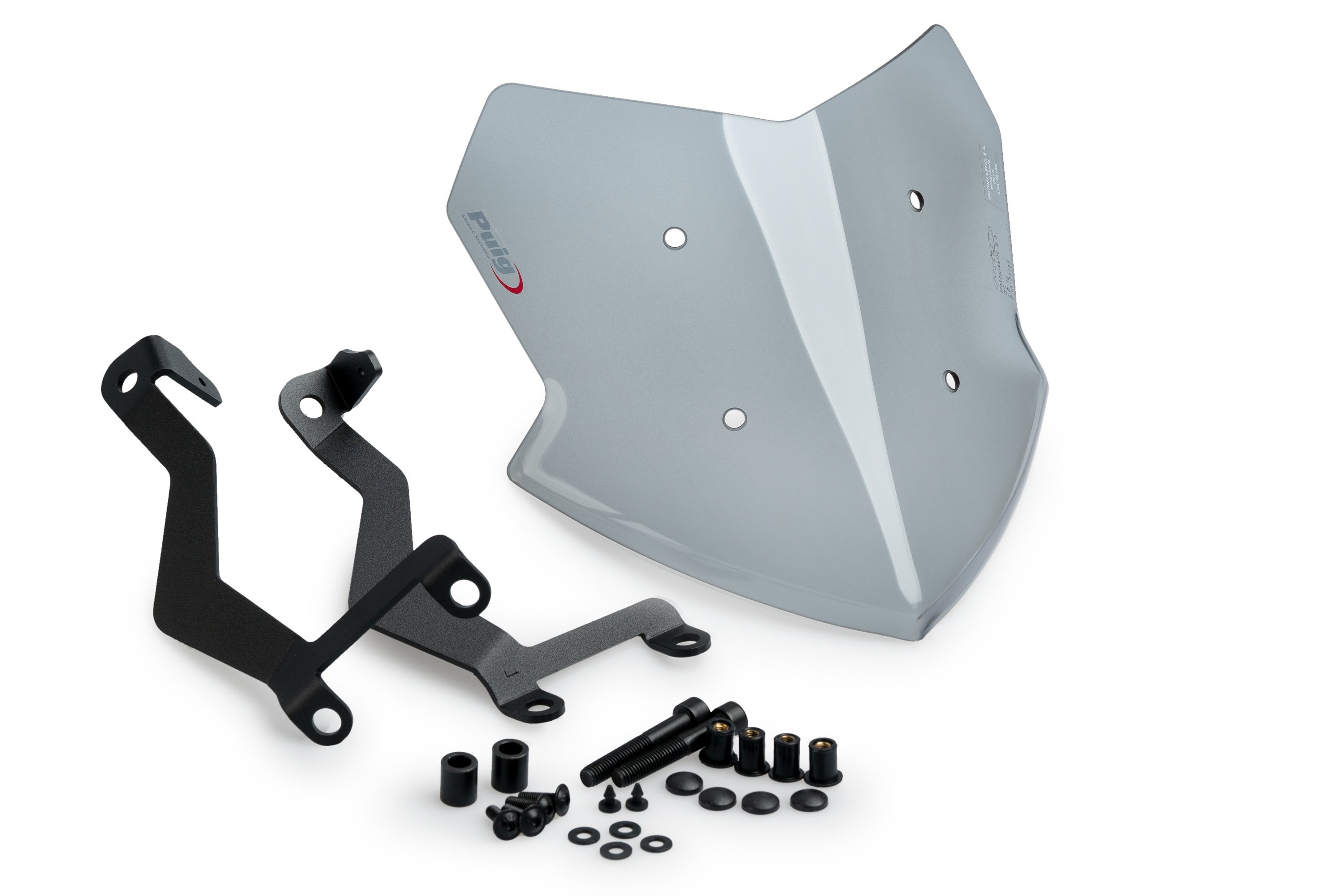 Windshield PUIG NEW GEN. SPORT 21653H smoke for CFMOTO 650 NK 2021-2024