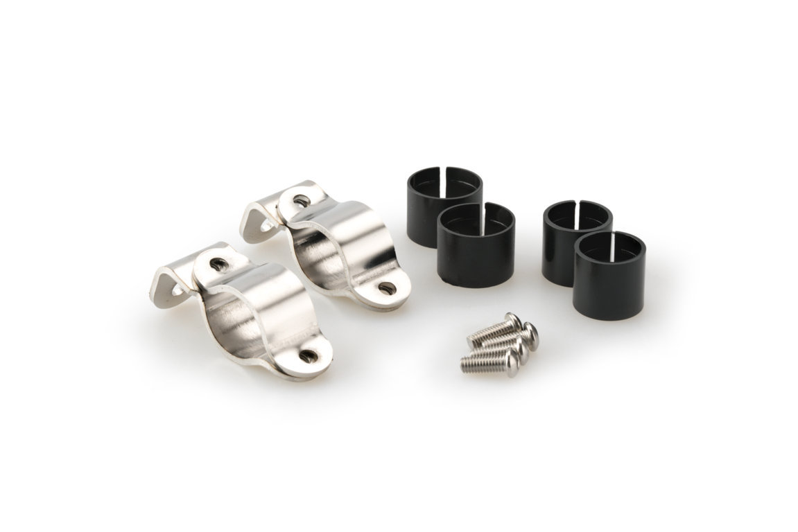 Kit clamps PUIG ROADSTER 2179I stainless steel 26mm with rubbers 22mm for KAWASAKI Z 650 2017-2025
