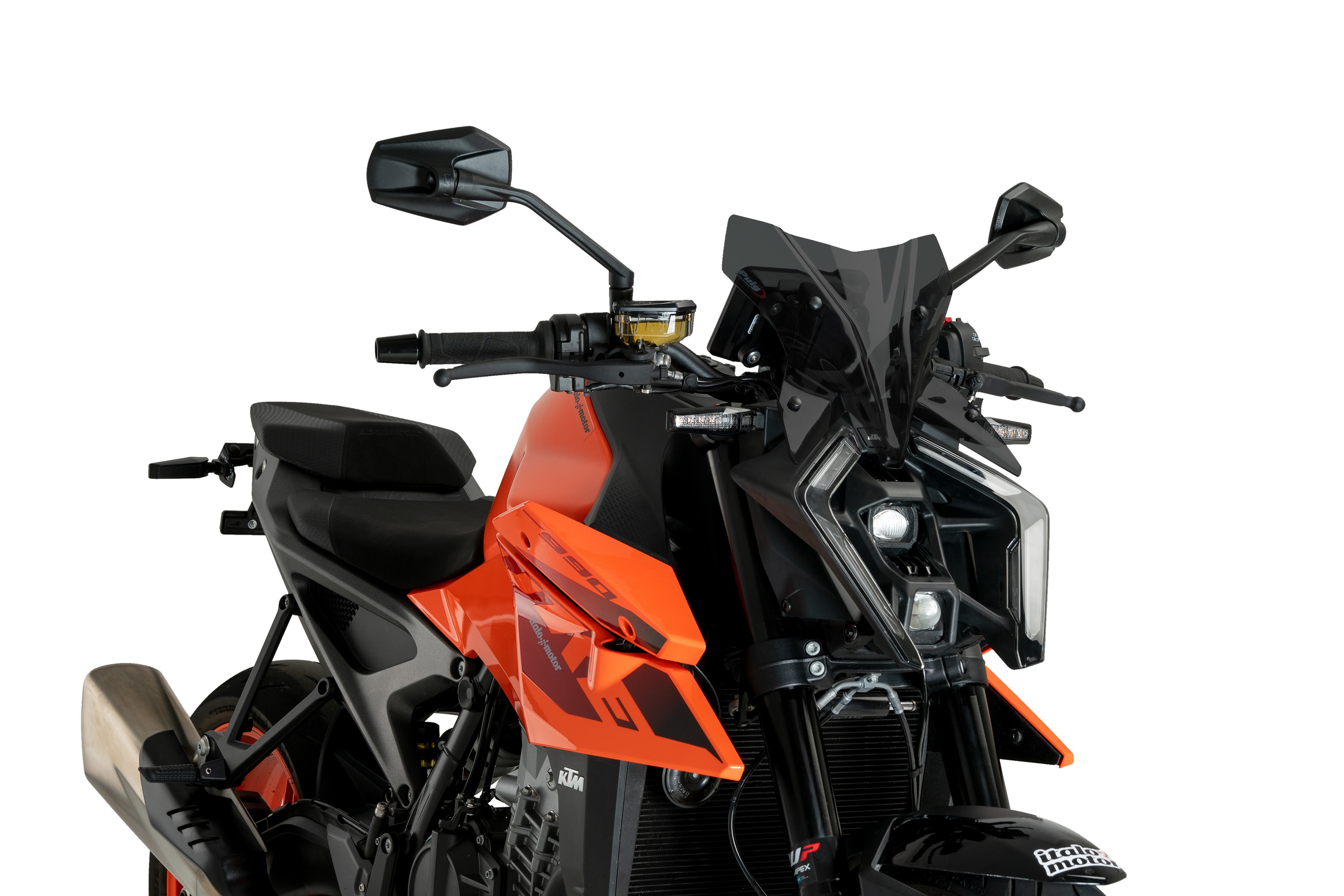 Windshield PUIG NEW GEN. SPORT 21995F dark smoke