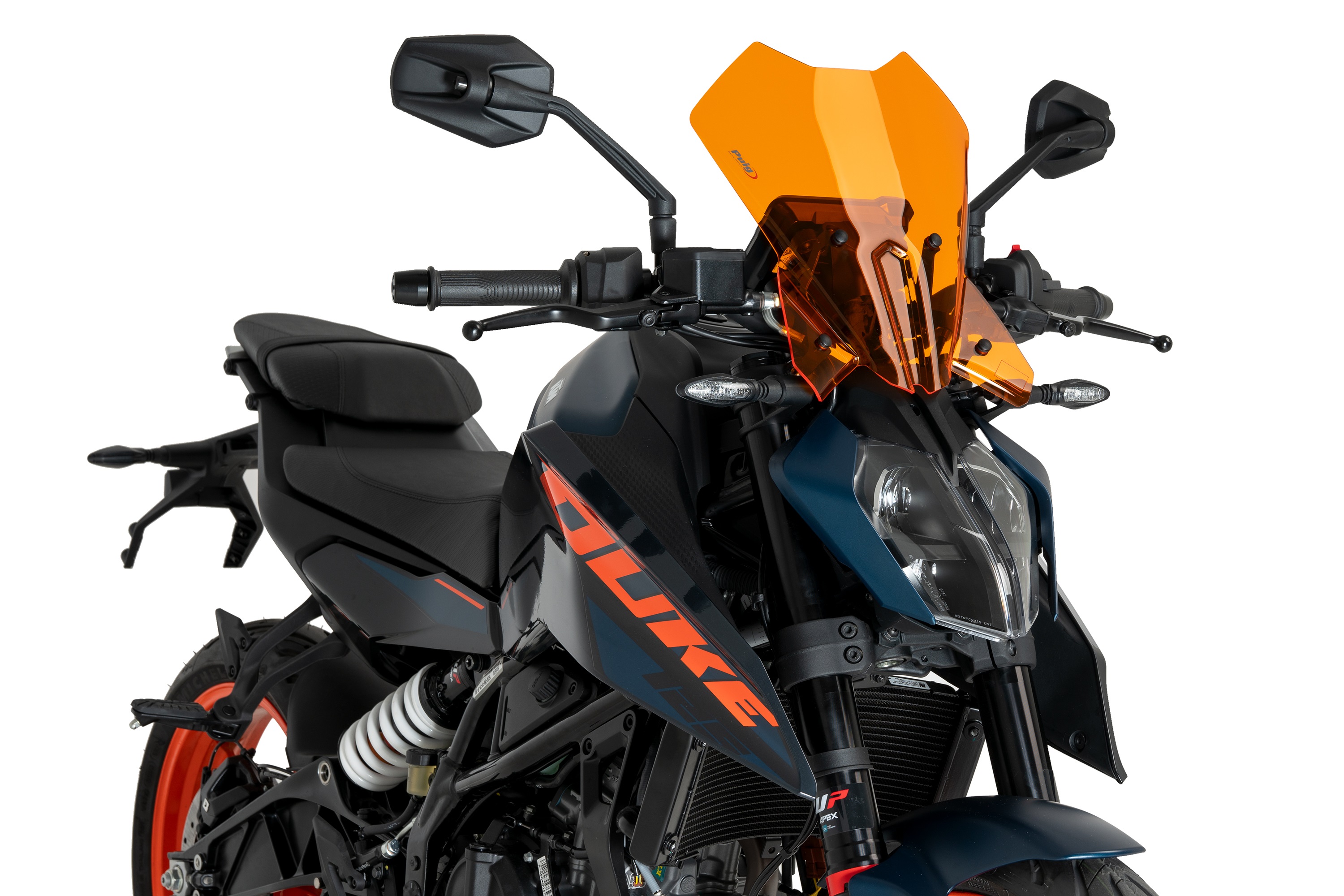 Windshield PUIG NEW GEN. TOURING 21998T orange
