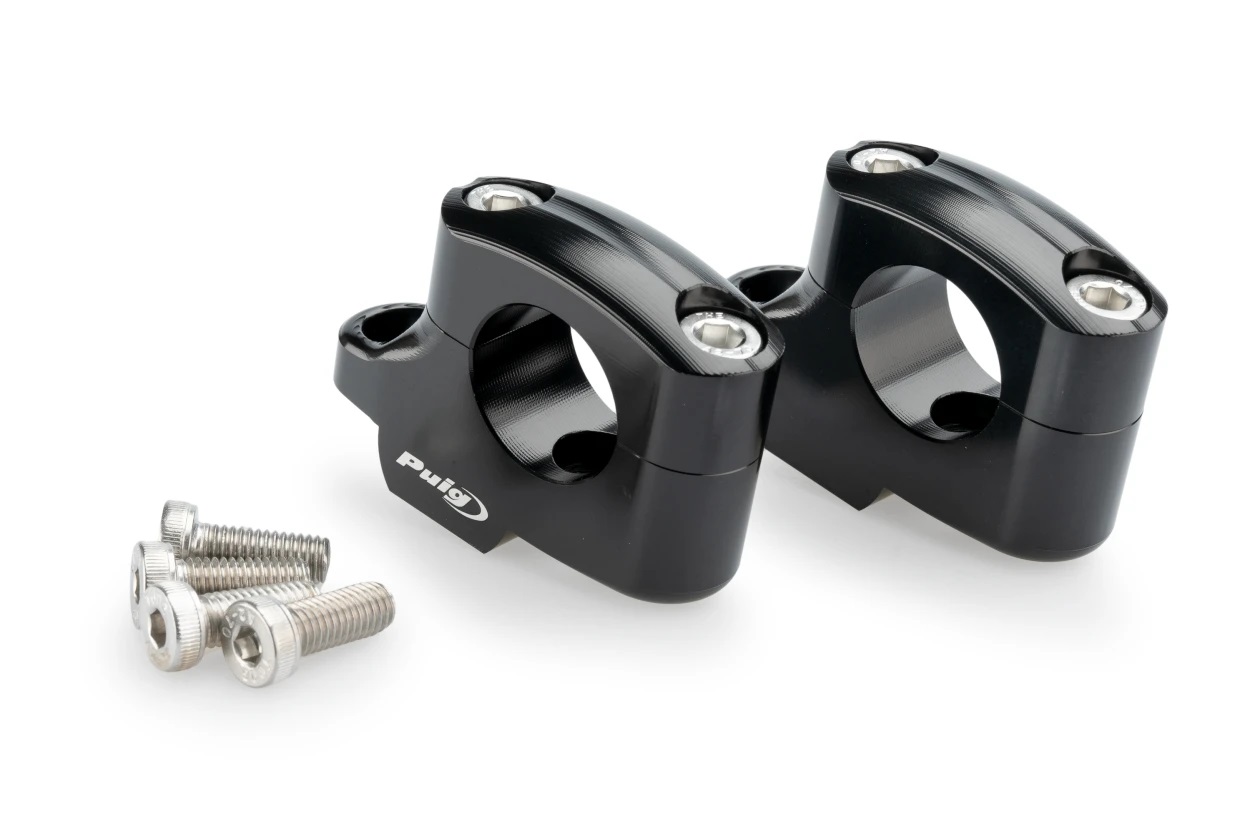 Risers PUIG PULLBACK 22038N Crni height 20mm, d 29,2mm
