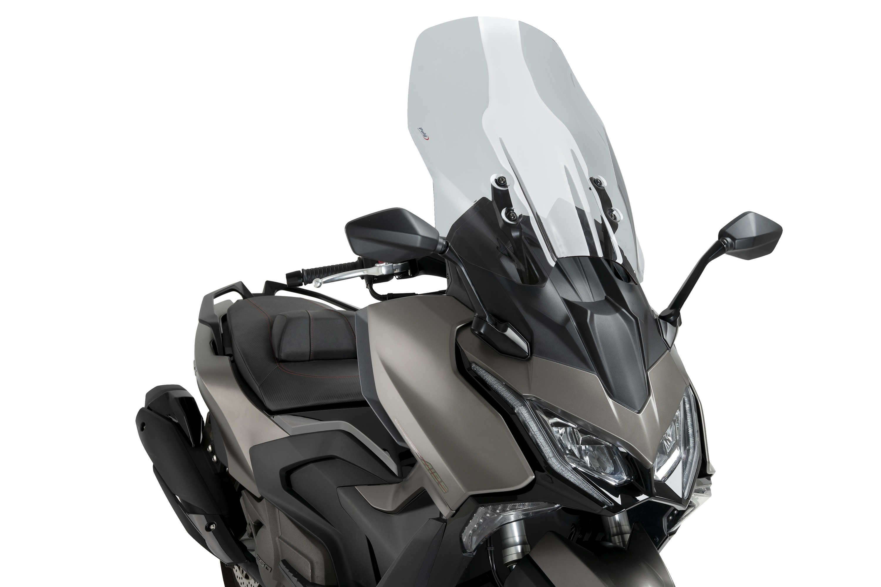 Windshield PUIG V-TECH LINE TOURING 22049H smoke for KYMCO AK 550 Premium 2024-2025