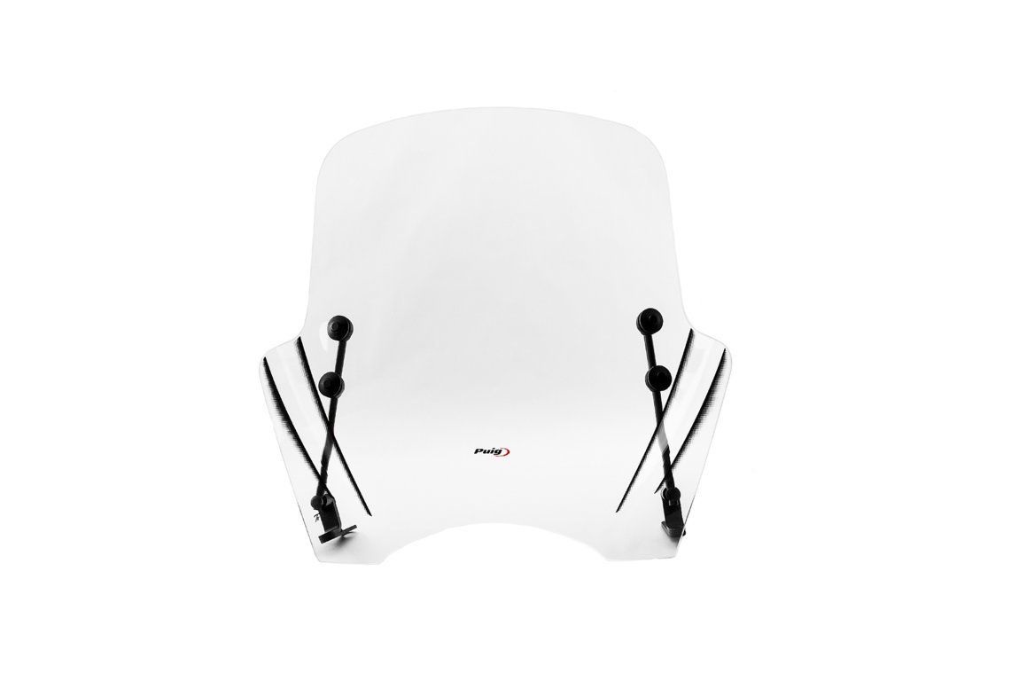 Windshield PUIG T.X. 3492W transparent for HONDA C 125 Super Cub 2018-2024