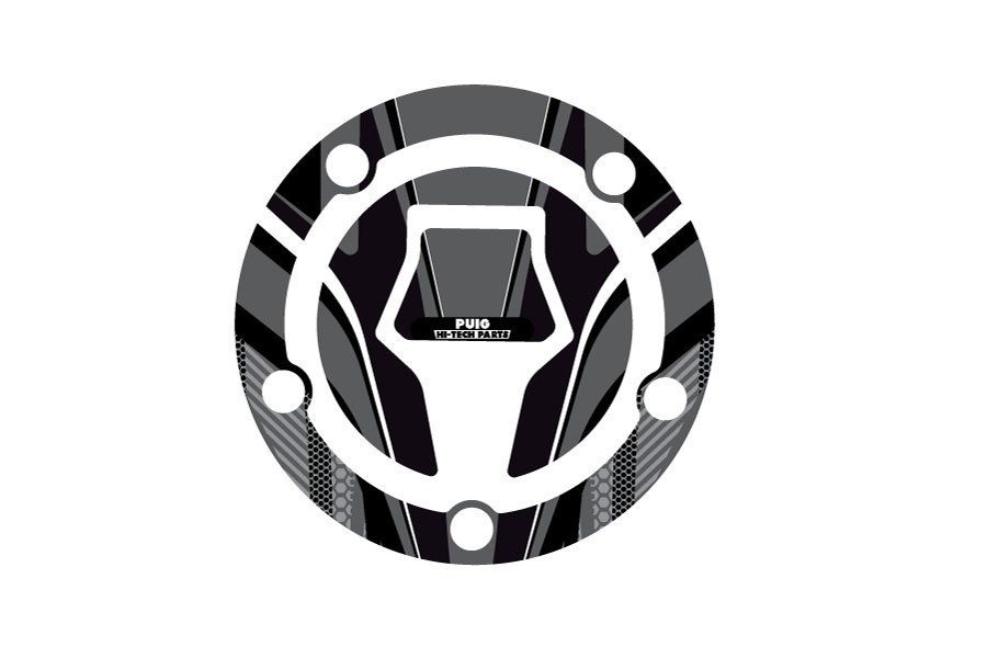Fuel cap cover PUIG RADIKAL 9609U grey