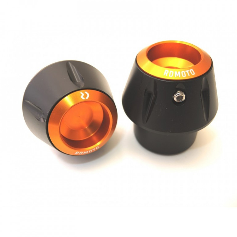 Crash protectors RDMOTO KTM13N Crni with orange caps