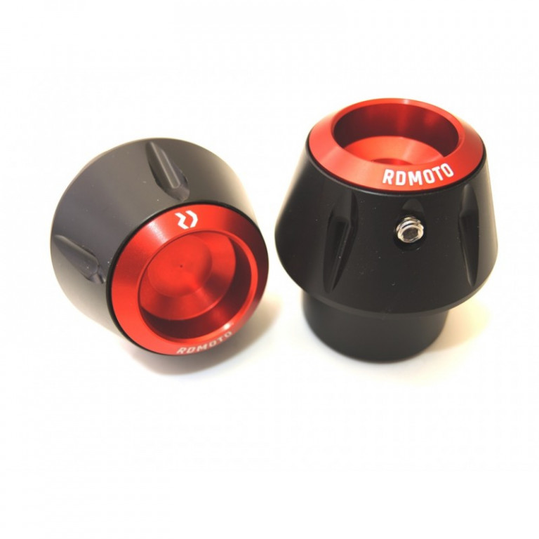 Crash protectors RDMOTO KTM13N Crni with red caps