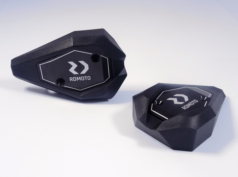Crash sliders RDMOTO KTM13N black polyamide with black caps