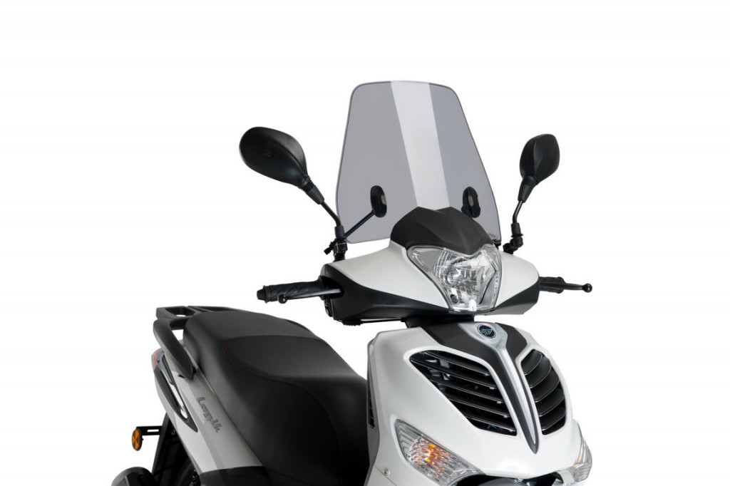 Windshield PUIG URBAN 1438H smoke for KEEWAY Logik 125 2018-2019