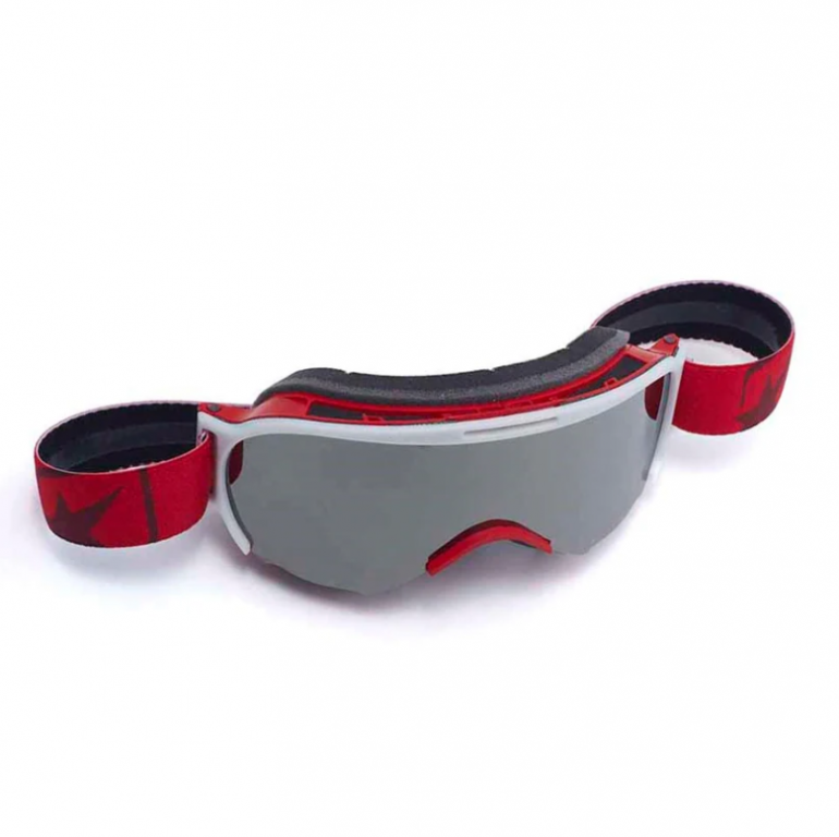 Goggles ARIETE WABI 14980-SRBR silver mirror lens Red/Red