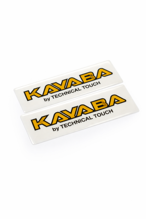 FF Sticker set KYB 170010001102 (pair) KYB by TT retro yellow